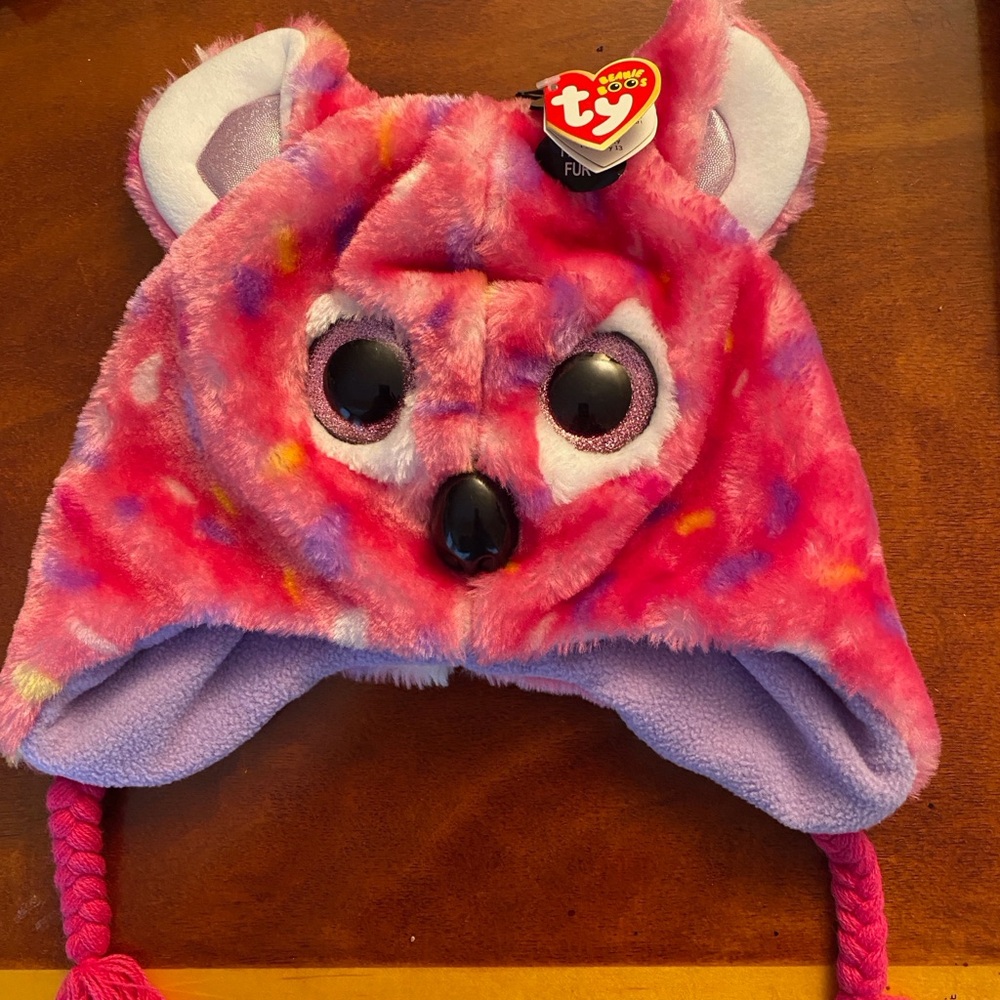 NWT.  TY Beanie Boo Kacey The Koala Bear Winter Plush Hat